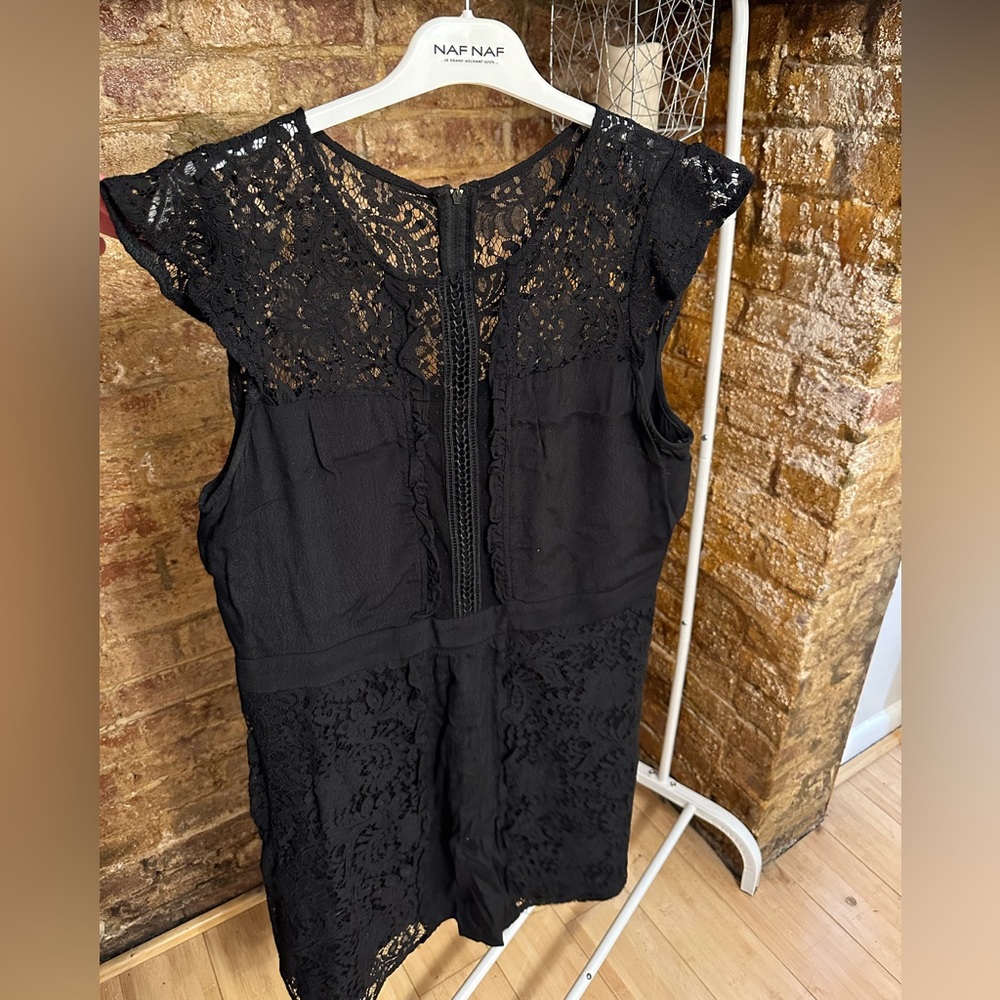 Lace black dress